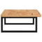 vidaXL Basin Shelf Wall Mounted Steel and Solid Wood Oak