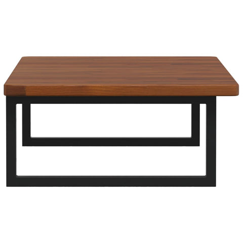 vidaXL Basin Shelf Wall Mounted Steel and Solid Wood Oak