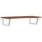 vidaXL Basin Shelf Wall Mounted Steel and Solid Wood Oak