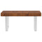 vidaXL Basin Shelf Wall Mounted Steel and Solid Wood Oak