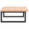 vidaXL Basin Shelf Wall Mounted Steel and Solid Wood Beech
