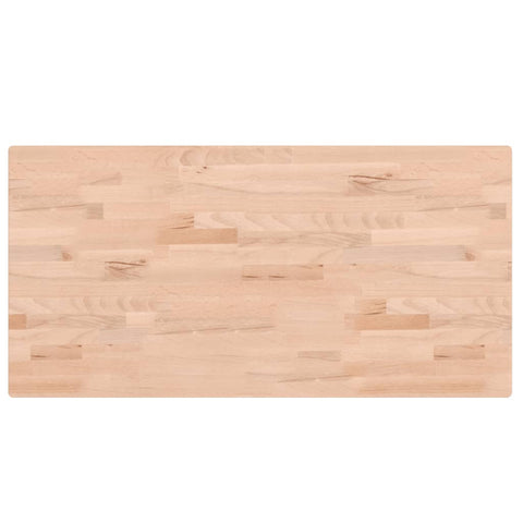 vidaXL Basin Shelf Wall Mounted Steel and Solid Wood Beech