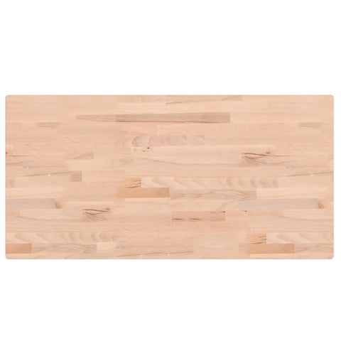vidaXL Basin Shelf Wall Mounted Steel and Solid Wood Beech