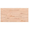 vidaXL Basin Shelf Wall Mounted Steel and Solid Wood Beech