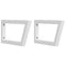 vidaXL Basin Shelf Wall Mounted Steel and Solid Wood Beech