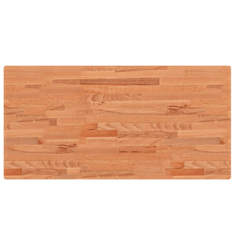 vidaXL Basin Shelf Wall Mounted Steel and Solid Wood Beech