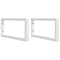 vidaXL Basin Shelf Wall Mounted Steel and Solid Wood Beech
