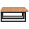 vidaXL Basin Shelf Wall Mounted Steel and Solid Wood Beech