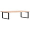 vidaXL Basin Shelf Wall Mounted Steel and Solid Wood Oak