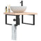 vidaXL Basin Shelf Wall Mounted Steel and Solid Wood Oak