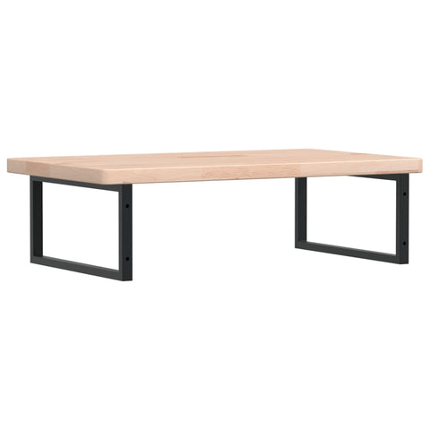 vidaXL Basin Shelf Wall Mounted Steel and Solid Wood Oak