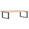 vidaXL Basin Shelf Wall Mounted Steel and Solid Wood Oak