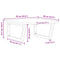 vidaXL Basin Shelf Wall Mounted Steel and Solid Wood Oak