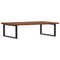 vidaXL Basin Shelf Wall Mounted Steel and Solid Wood Oak