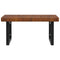 vidaXL Basin Shelf Wall Mounted Steel and Solid Wood Oak