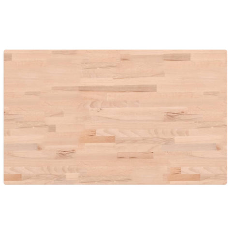 vidaXL Basin Shelf Wall Mounted Steel and Solid Wood Beech