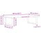 vidaXL Basin Shelf Wall Mounted Steel and Solid Wood Beech
