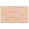 vidaXL Basin Shelf Wall Mounted Steel and Solid Wood Beech