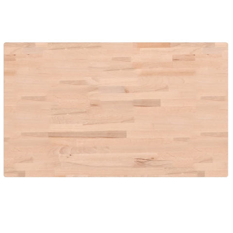 vidaXL Basin Shelf Wall Mounted Steel and Solid Wood Beech