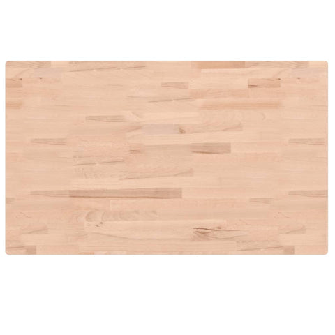 vidaXL Basin Shelf Wall Mounted Steel and Solid Wood Beech