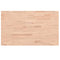 vidaXL Basin Shelf Wall Mounted Steel and Solid Wood Beech