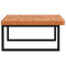 vidaXL Basin Shelf Wall Mounted Steel and Solid Wood Beech