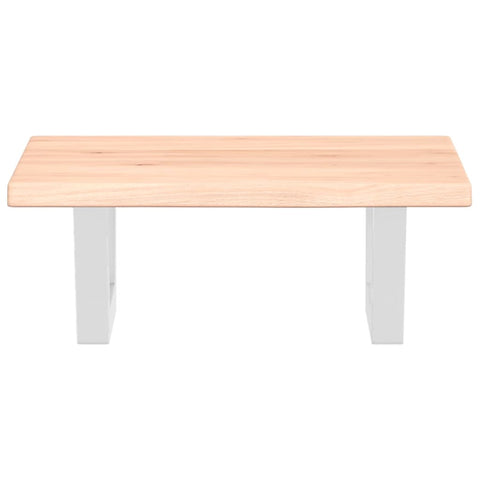 vidaXL Basin Shelf Wall Mounted Steel and Solid Wood Oak