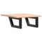 vidaXL Basin Shelf Wall Mounted Steel and Solid Wood Oak
