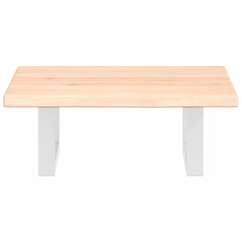 vidaXL Basin Shelf Wall Mounted Steel and Solid Wood Oak