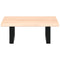 vidaXL Basin Shelf Wall Mounted Steel and Solid Wood Oak