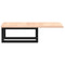 vidaXL Basin Shelf Wall Mounted Steel and Solid Wood Oak