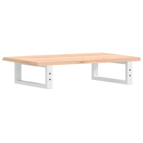 vidaXL Basin Shelf Wall Mounted Steel and Solid Wood Oak