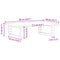 vidaXL Basin Shelf Wall Mounted Steel and Solid Wood Oak