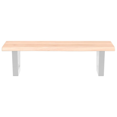 vidaXL Basin Shelf Wall Mounted Steel and Solid Wood Oak