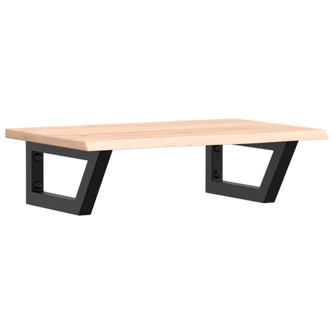 vidaXL Basin Shelf Wall Mounted Steel and Solid Wood Oak