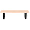 vidaXL Basin Shelf Wall Mounted Steel and Solid Wood Oak