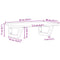 vidaXL Basin Shelf Wall Mounted Steel and Solid Wood Oak