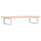 vidaXL Basin Shelf Wall Mounted Steel and Solid Wood Oak