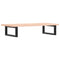 vidaXL Basin Shelf Wall Mounted Steel and Solid Wood Oak