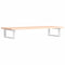 vidaXL Basin Shelf Wall Mounted Steel and Solid Wood Oak