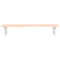 vidaXL Basin Shelf Wall Mounted Steel and Solid Wood Oak