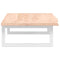 vidaXL Basin Shelf Wall Mounted Steel and Solid Wood Oak