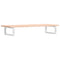 vidaXL Basin Shelf Wall Mounted Steel and Solid Wood Oak