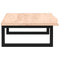 vidaXL Basin Shelf Wall Mounted Steel and Solid Wood Oak