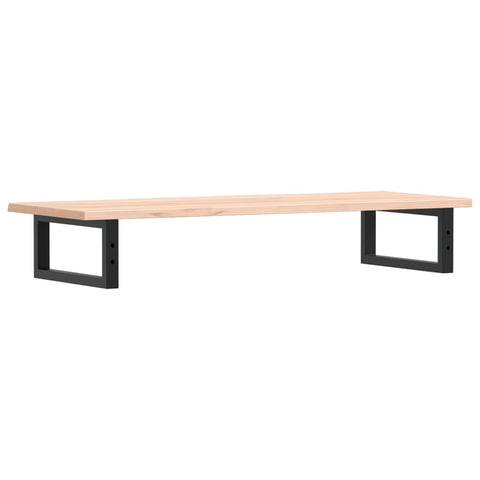 vidaXL Basin Shelf Wall Mounted Steel and Solid Wood Oak