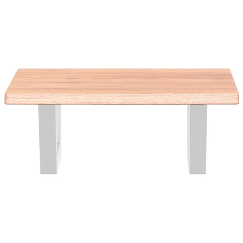 vidaXL Basin Shelf Wall Mounted Steel and Solid Wood Oak