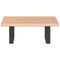 vidaXL Basin Shelf Wall Mounted Steel and Solid Wood Oak