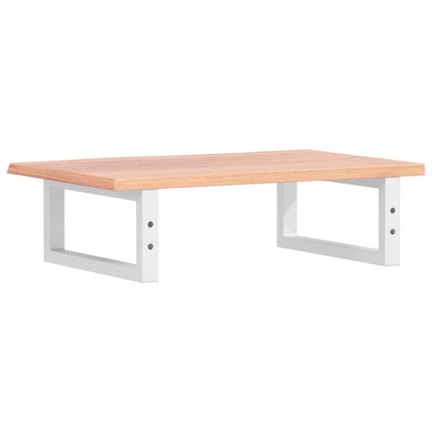 vidaXL Basin Shelf Wall Mounted Steel and Solid Wood Oak