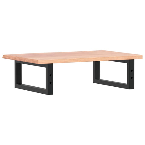 vidaXL Basin Shelf Wall Mounted Steel and Solid Wood Oak