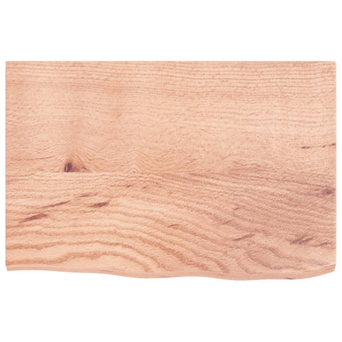 vidaXL Basin Shelf Wall Mounted Steel and Solid Wood Oak